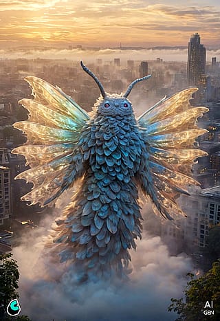 Powers can manipulate light and mist. This kaiju can also create illusions'