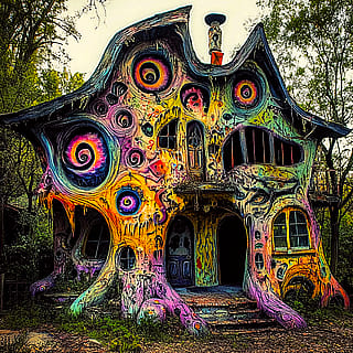 I could only imagine that this was the lair of the wicked Psychedelic Witch -'