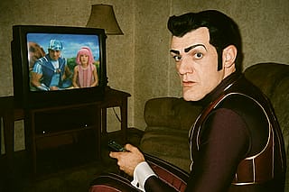 Some Robbie Rotten pics I generated today (first pic is a crossover with The Princess Bride)'