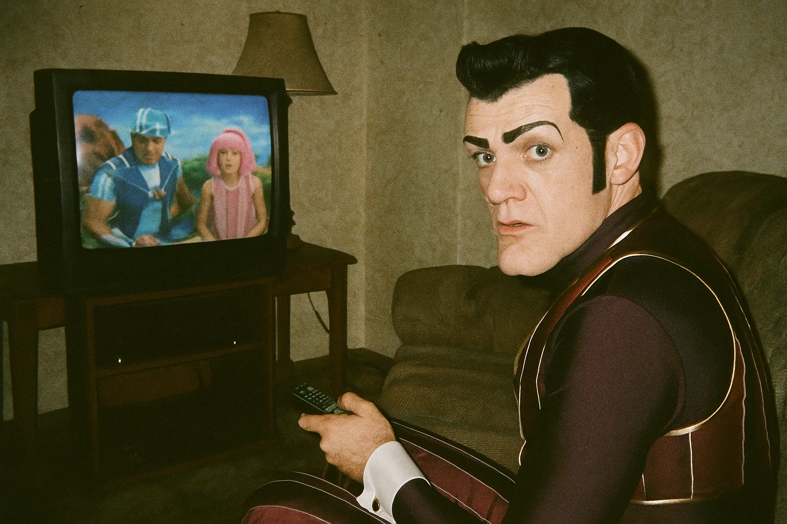 Some Robbie Rotten pics I generated today (first pic is a crossover with The Princess Bride) picture 1 of 2