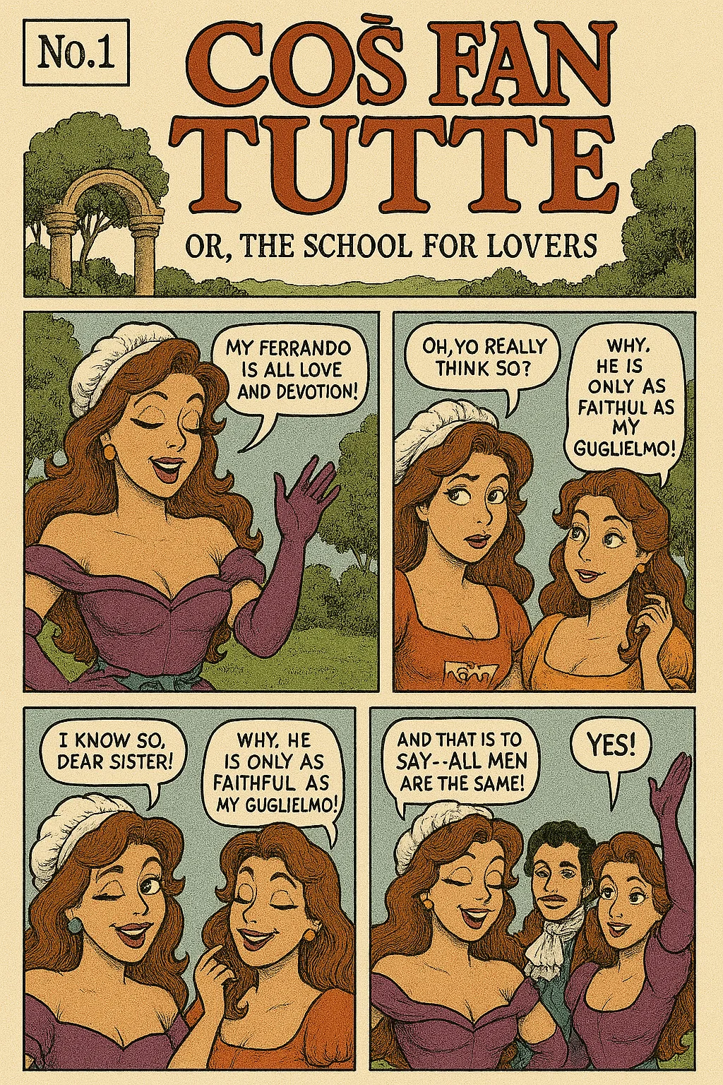 Cossi Fan Tutte comic picture 1 of 6