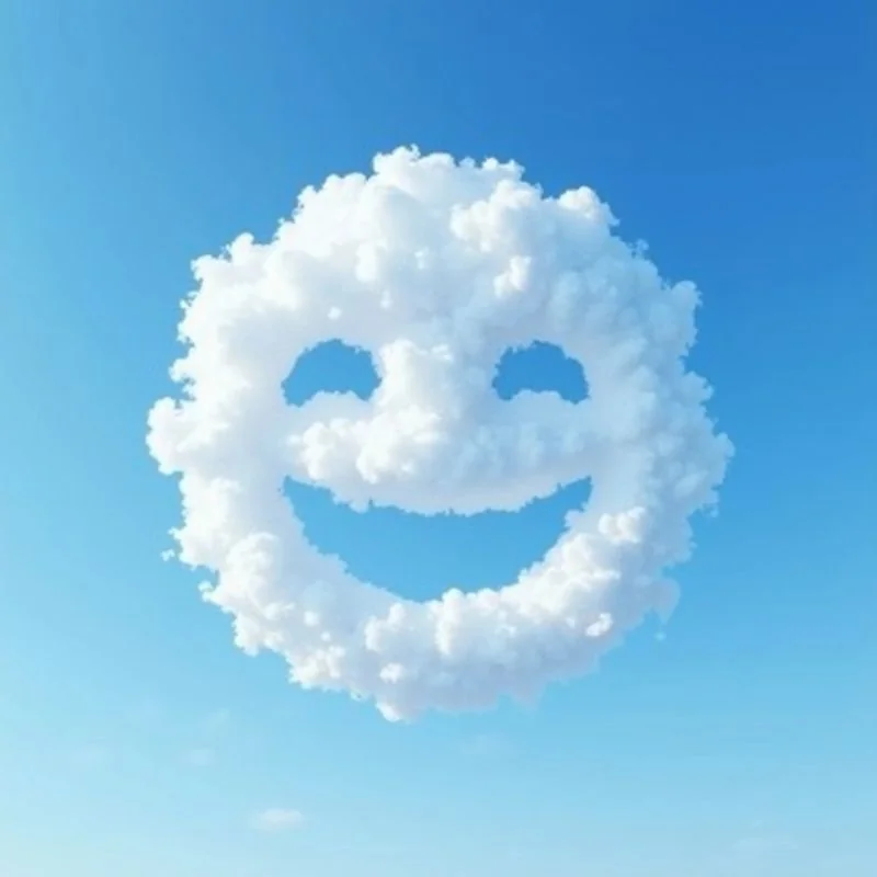 Smiley cloud picture 1 of 2