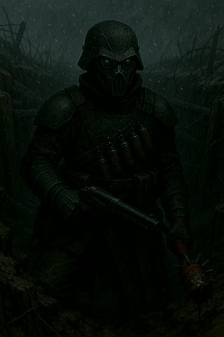 Ashen Reich (Concept Visuals for a Story i have been writing, in this Post you can see Infantry and Artillery Infantry)'