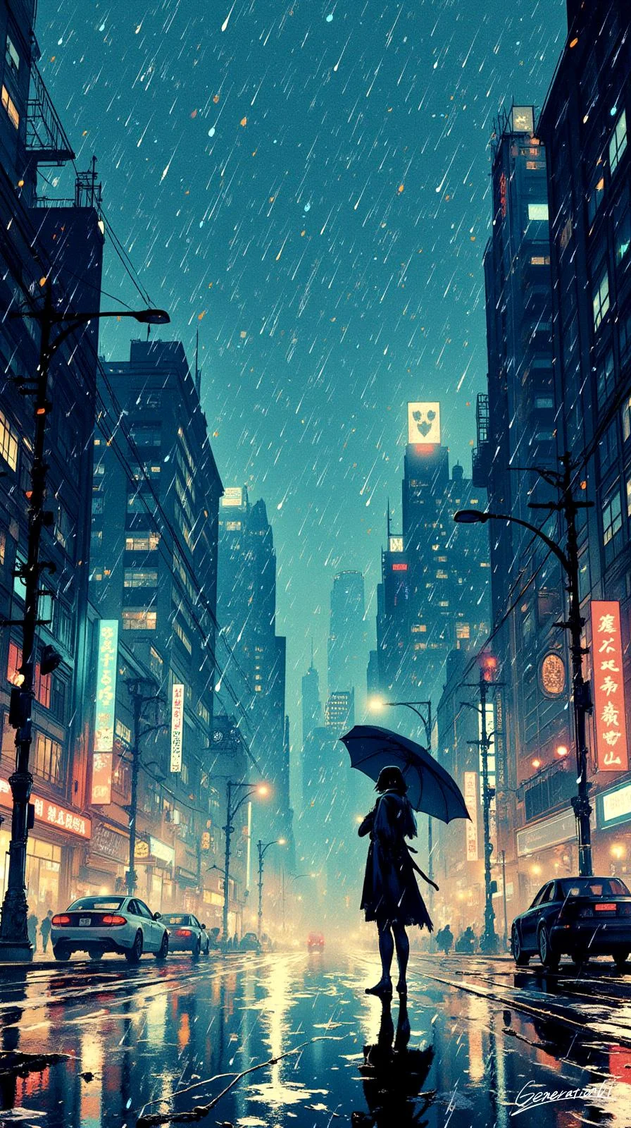 Symphony of Raindrops / Phone Wallpaper Archives picture 1 of 1