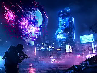 Cyberpunk Apocalyptic Video Game Concept'