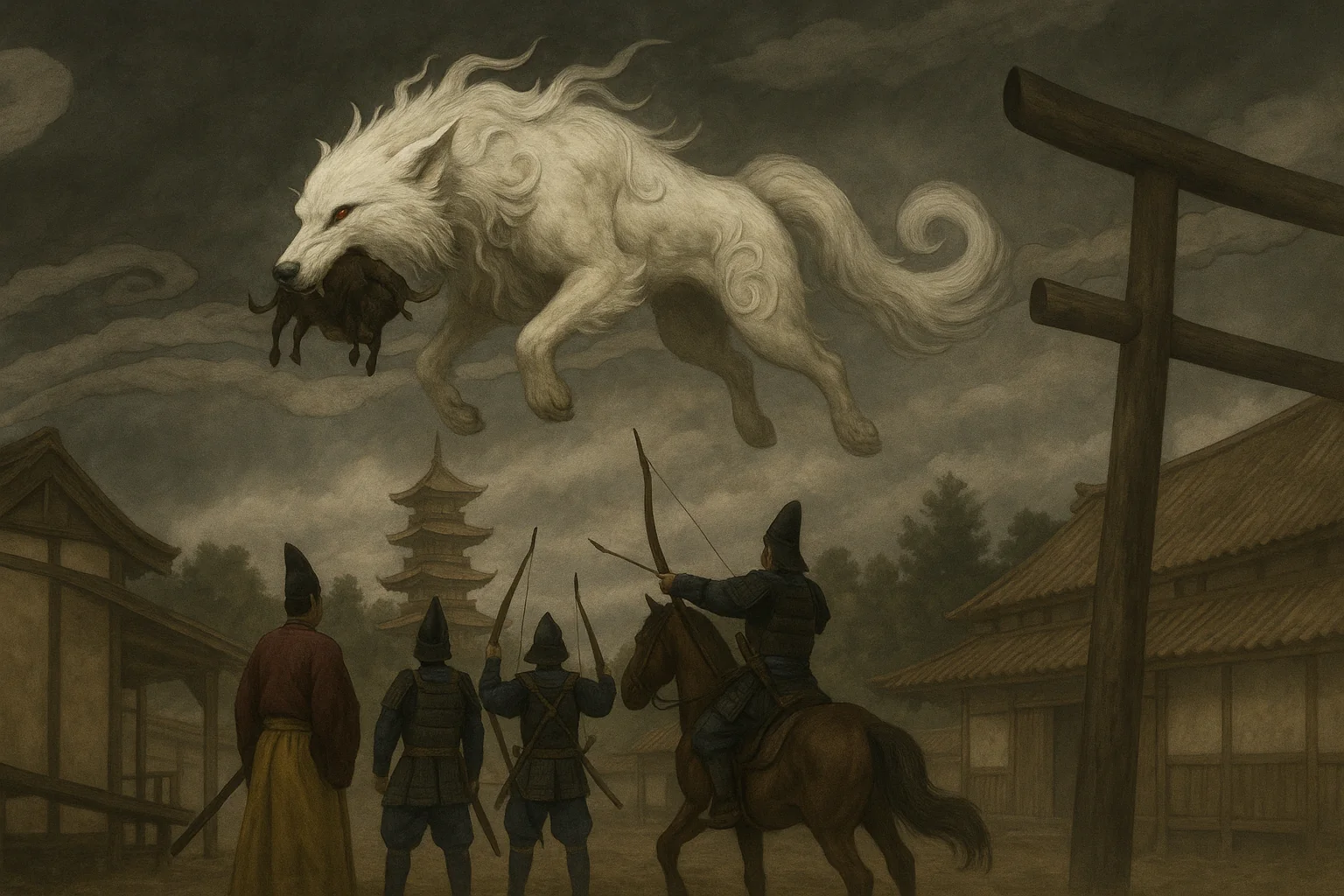 Inu No Taisho The Great Dog Demon In His True Form(Inuyasha). picture 3 of 3