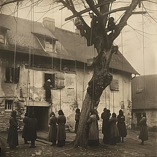 Photographs of the last witch trials in Germany'