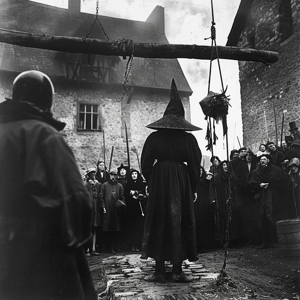 Photographs of the last witch trials in Germany picture 3 of 6