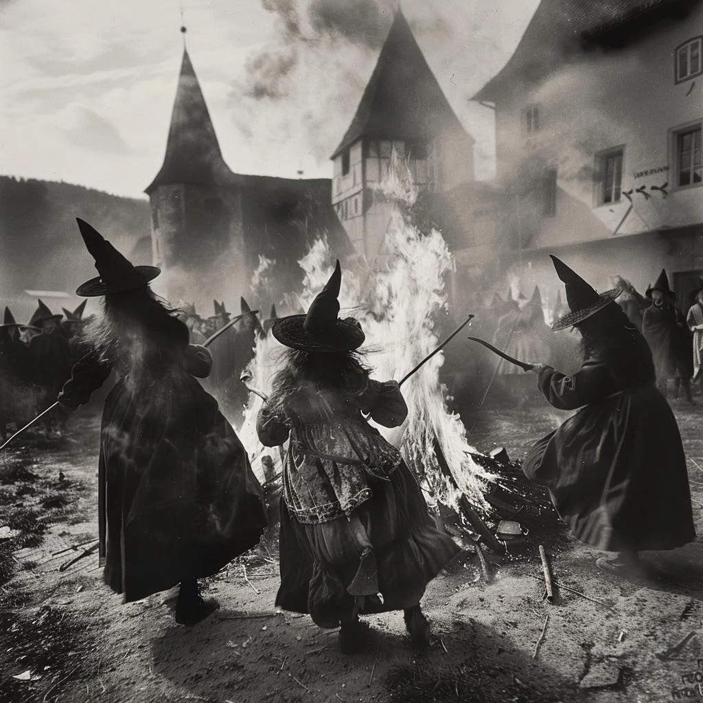 Photographs of the last witch trials in Germany picture 4 of 6