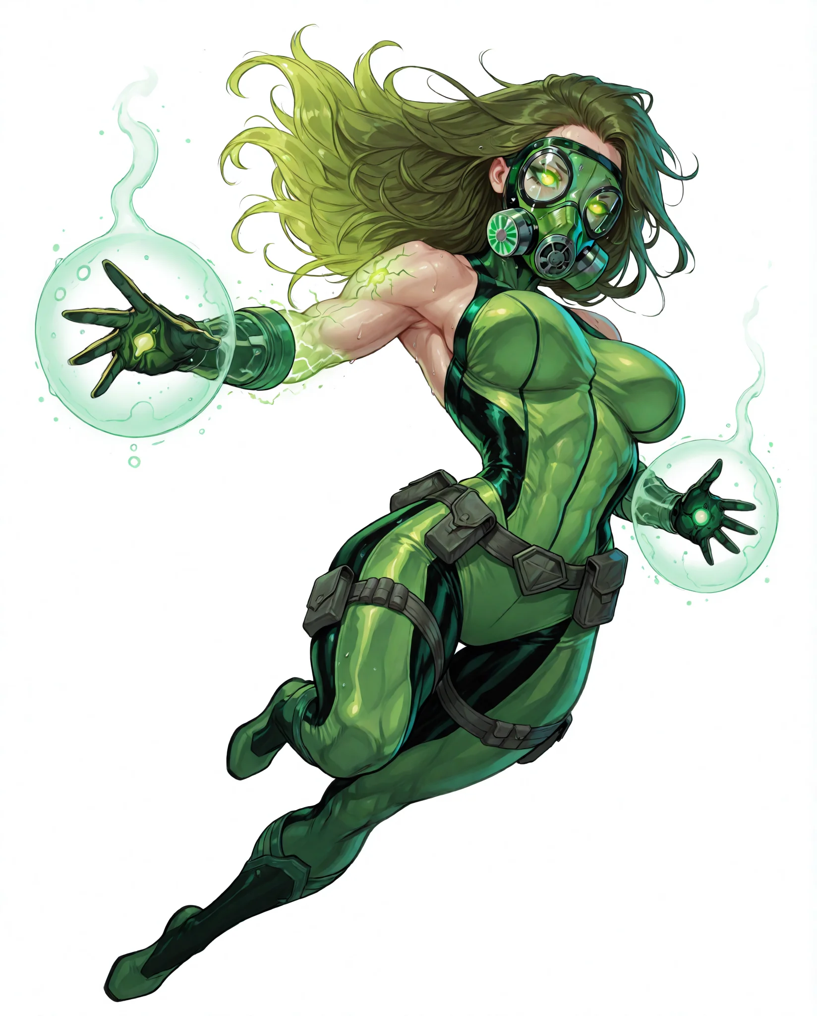 Here is a supervillain I'm working on - Toxica picture 1 of 20