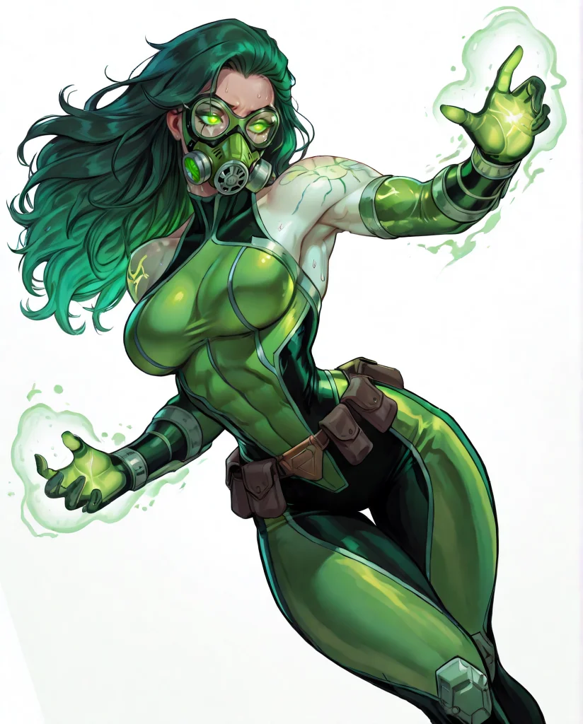 Here is a supervillain I'm working on - Toxica picture 13 of 20