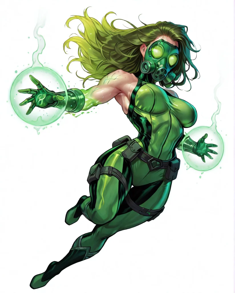 Here is a supervillain I'm working on - Toxica picture 20 of 20