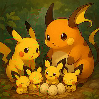 Pika family 💘'