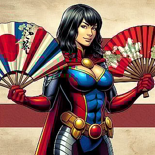 Superhero and the countries they belong to...'