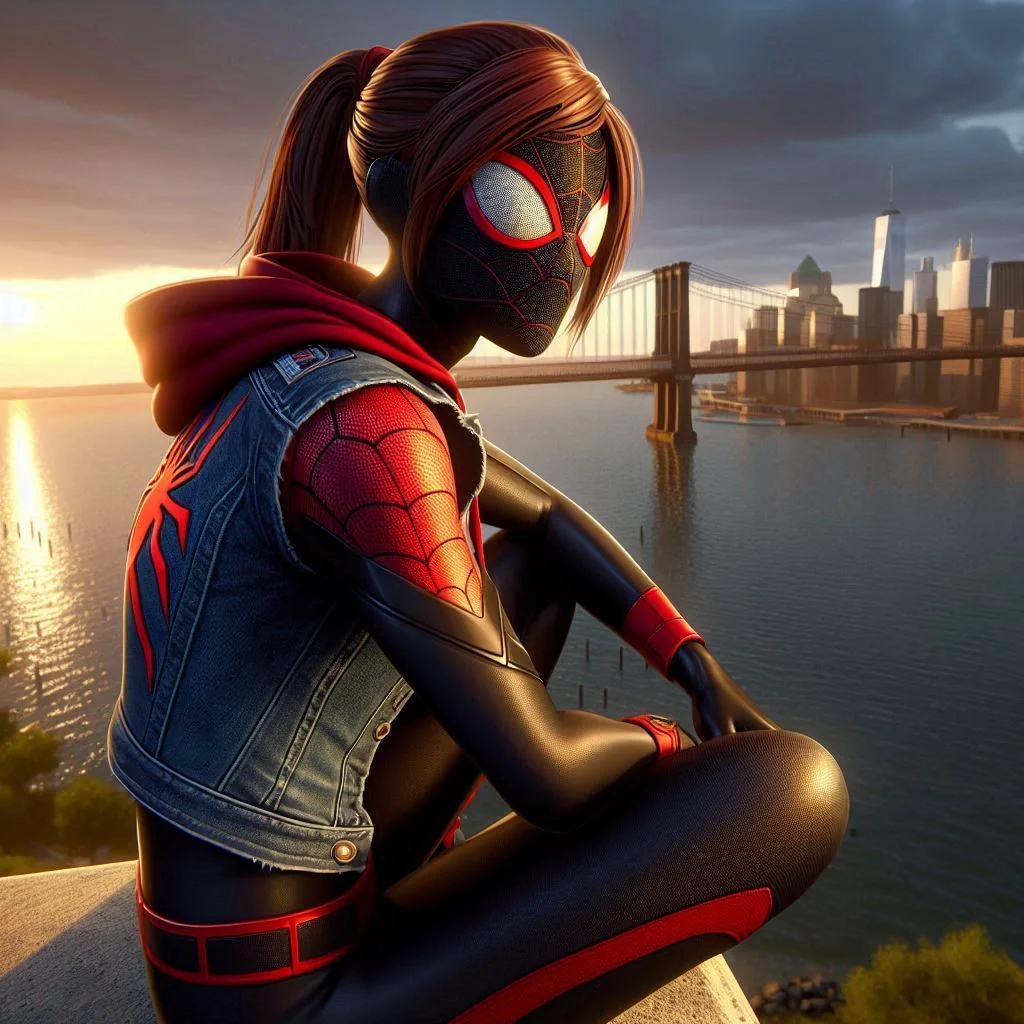 My character Redback (Tanya Wilcox Townley) enjoying the sunset. picture 4 of 13