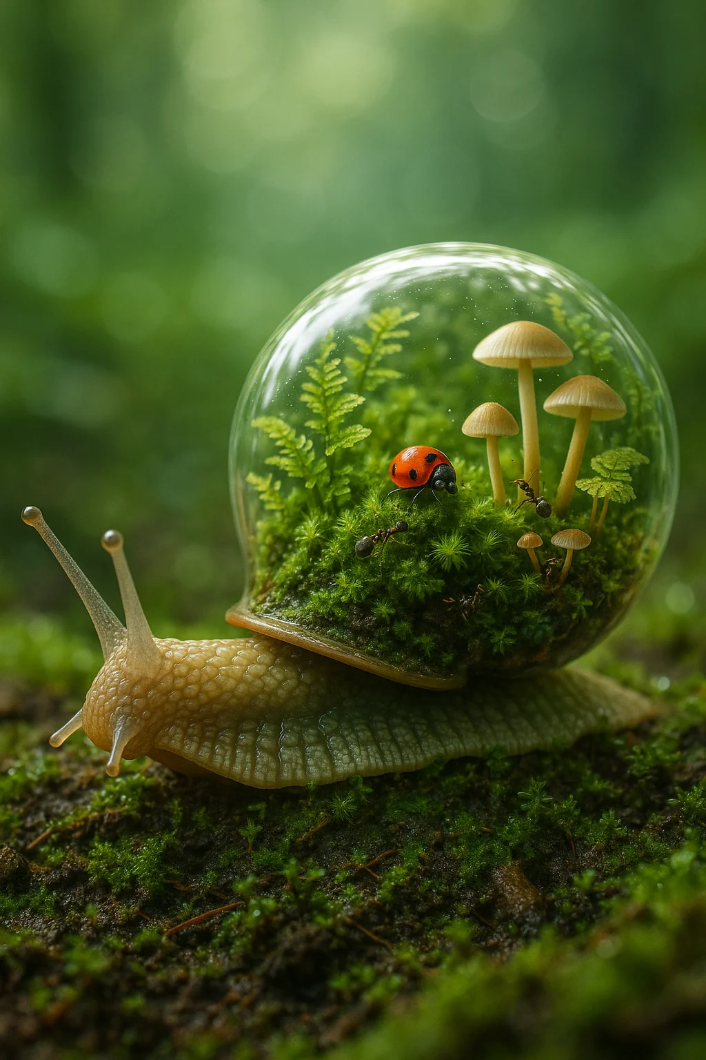 Snail Terrarium Wonderland picture 1 of 1
