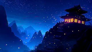 Ancient Shrine in the Mountains'