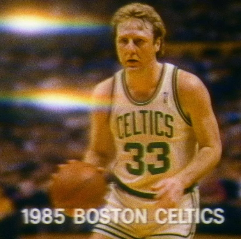 I asked ChatGPT to create 1985 NBA broadcast on CBS between the Bulls and the Celtics. Blurry 1985 analog cameras and all. picture 5 of 5