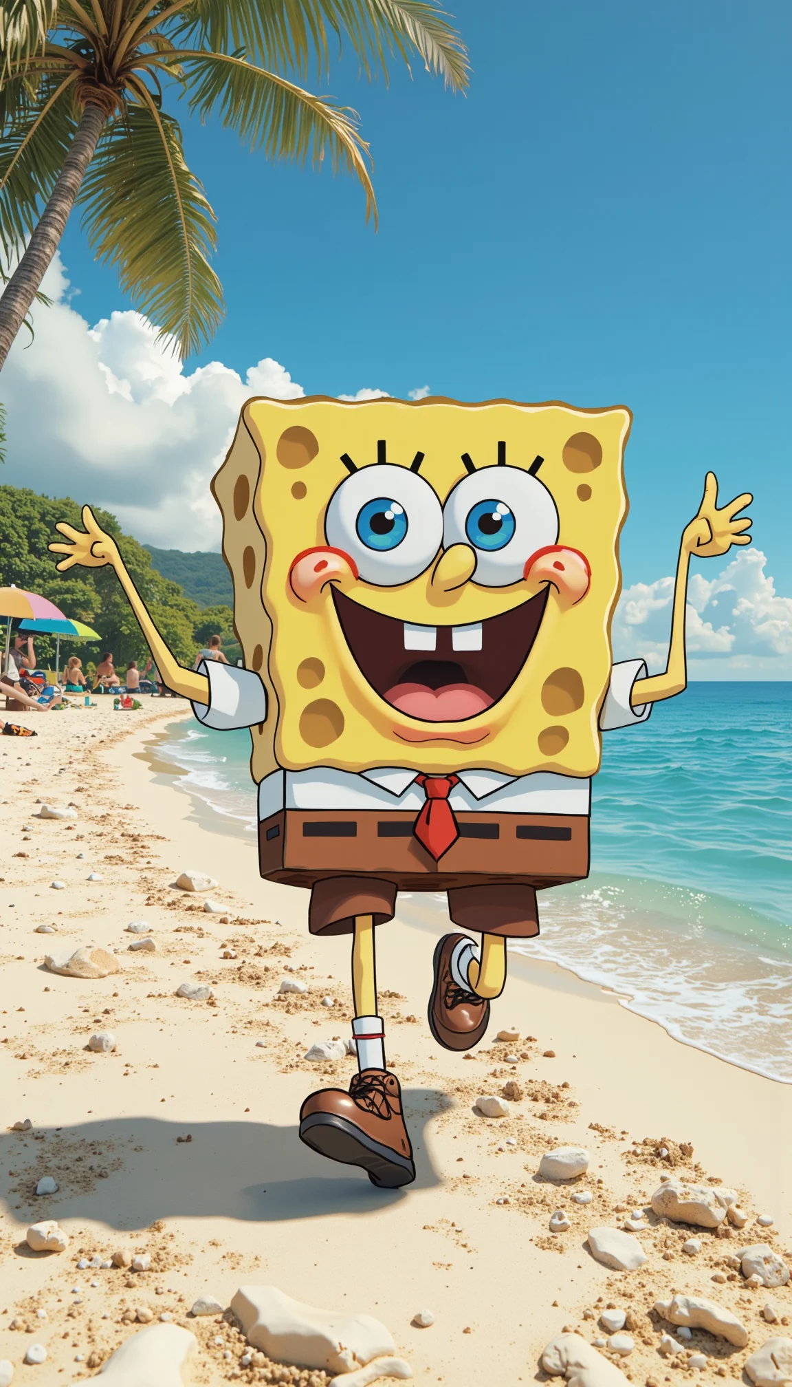 SpongeBob spring break on Bora Bora ~ picture 1 of 1