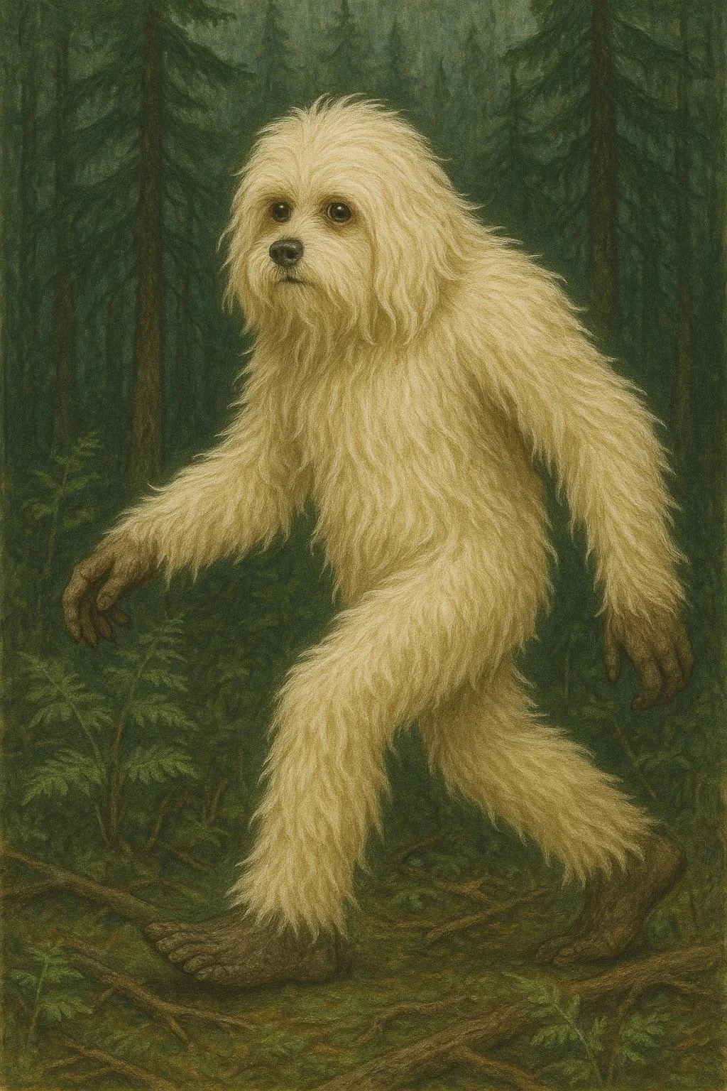 Asked for my dog as a Sasquatch. Not disappointed picture 2 of 2