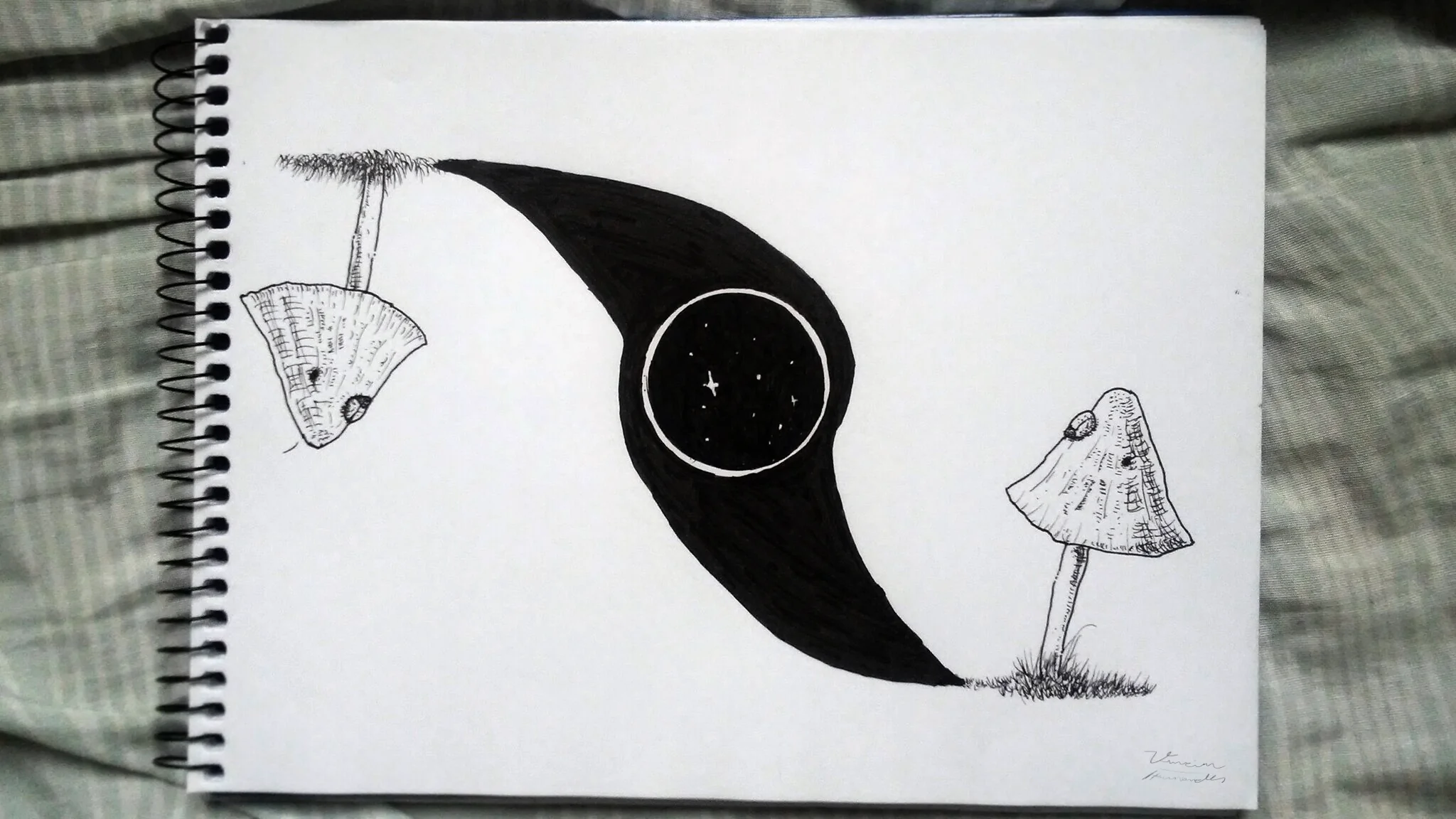 Described my drawing to two different AI's and this is the result: picture 5 of 5