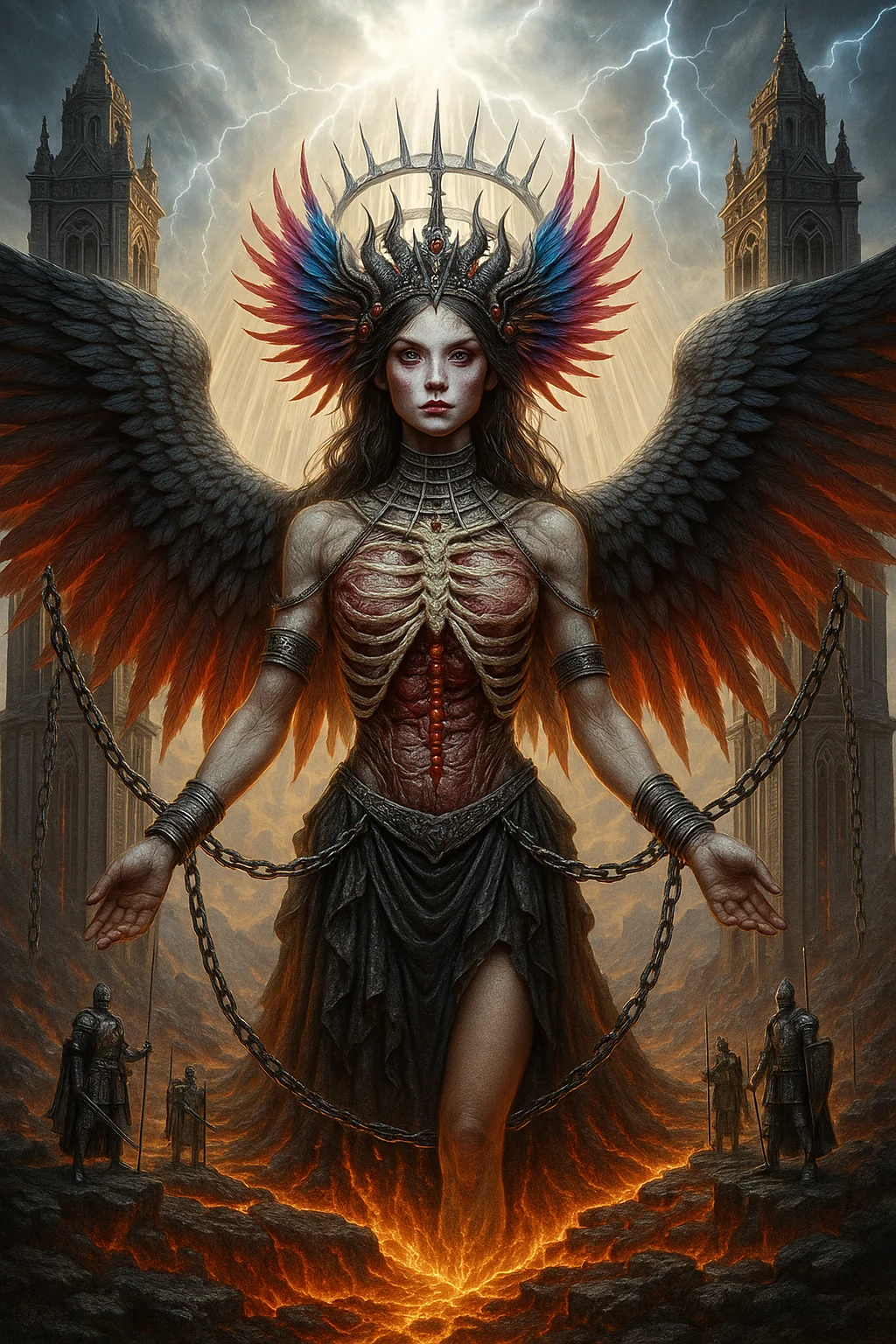 Fallen imprisoned angel picture 1 of 1