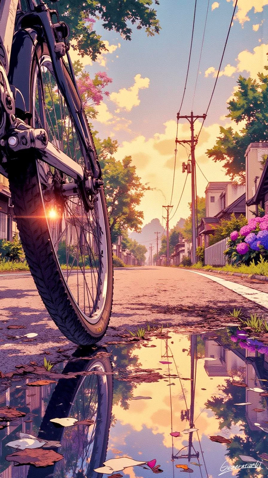 A Poem of a Second Through the Bicycle / Phone Wallpaper Archives picture 2 of 3