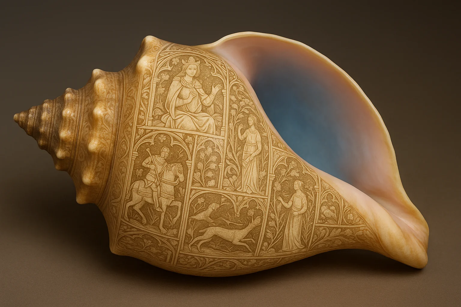 Carved Conch Shells picture 1 of 9