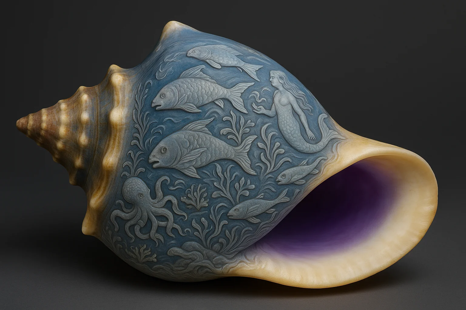 Carved Conch Shells picture 2 of 9