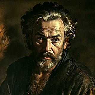 Before and after, style of Caravaggio!'