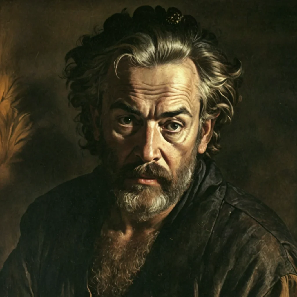 Before and after, style of Caravaggio! picture 1 of 2