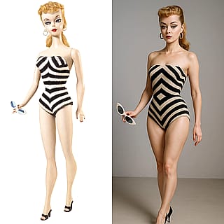 A fun little project I did…turning my favorite Barbies into real women'