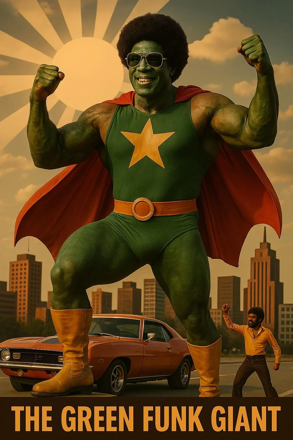 funky incredible 70s disco superhero movie picture 2 of 7