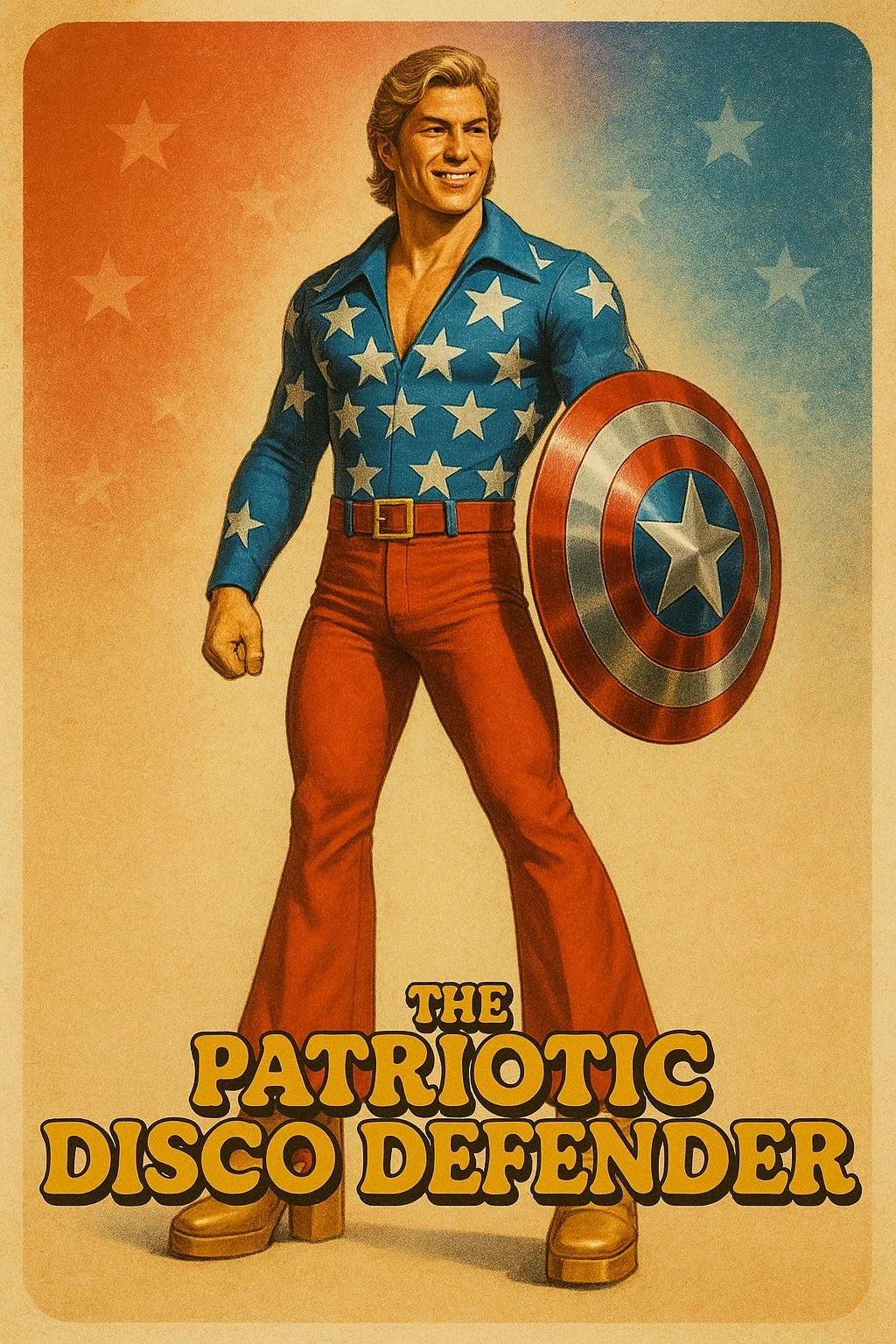 funky incredible 70s disco superhero movie picture 3 of 7