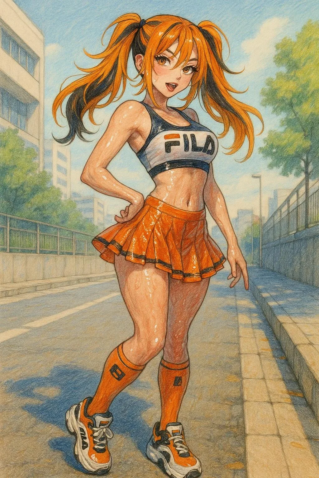 Some ai anime art made with sora picture 5 of 10
