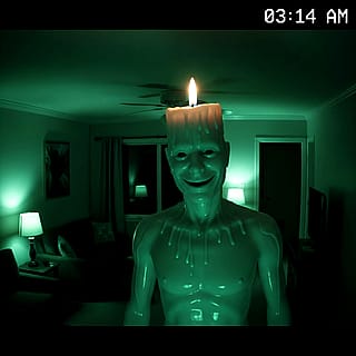 You check your security camera and see this. What do you do?'