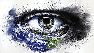 The eye of the earth'