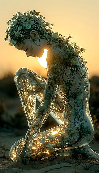 My dream, to be covered in flowers'