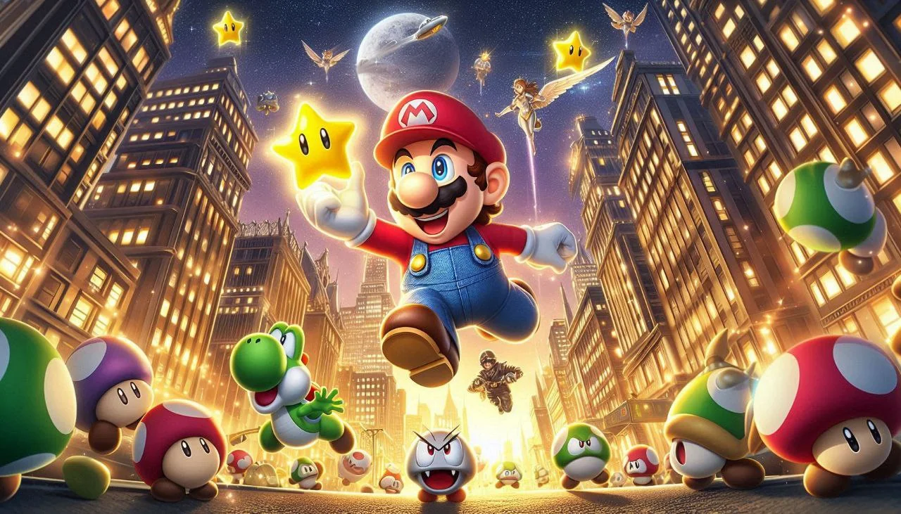 SUPER MARIO IN HIS QUEST TO SAVE PRINCESS PEACH!! picture 2 of 3