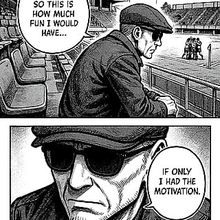 I made a comic about the struggle.'