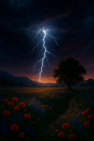 Asked for thunder'