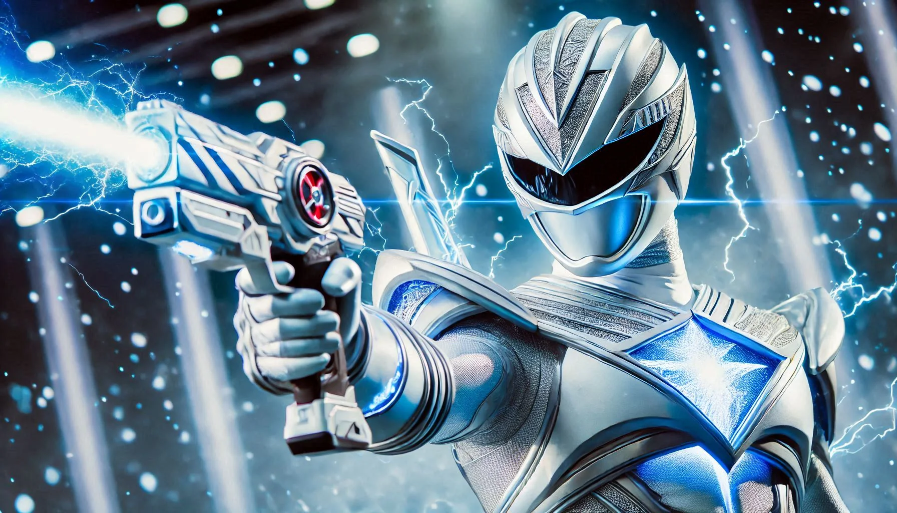 WHITE BRIGHT POWER RANGER picture 1 of 6