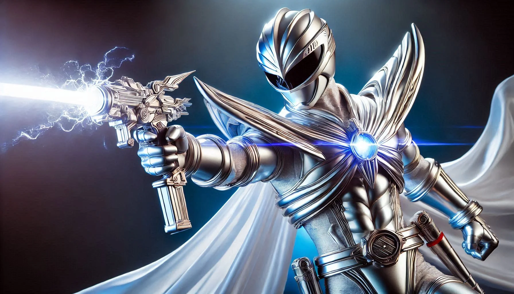 WHITE BRIGHT POWER RANGER picture 3 of 6