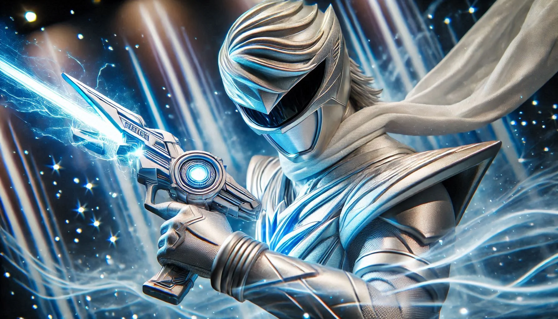 WHITE BRIGHT POWER RANGER picture 5 of 6