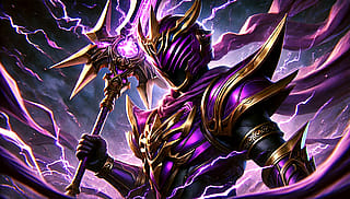 PURPLE LIGHTNING POWER RANGER'