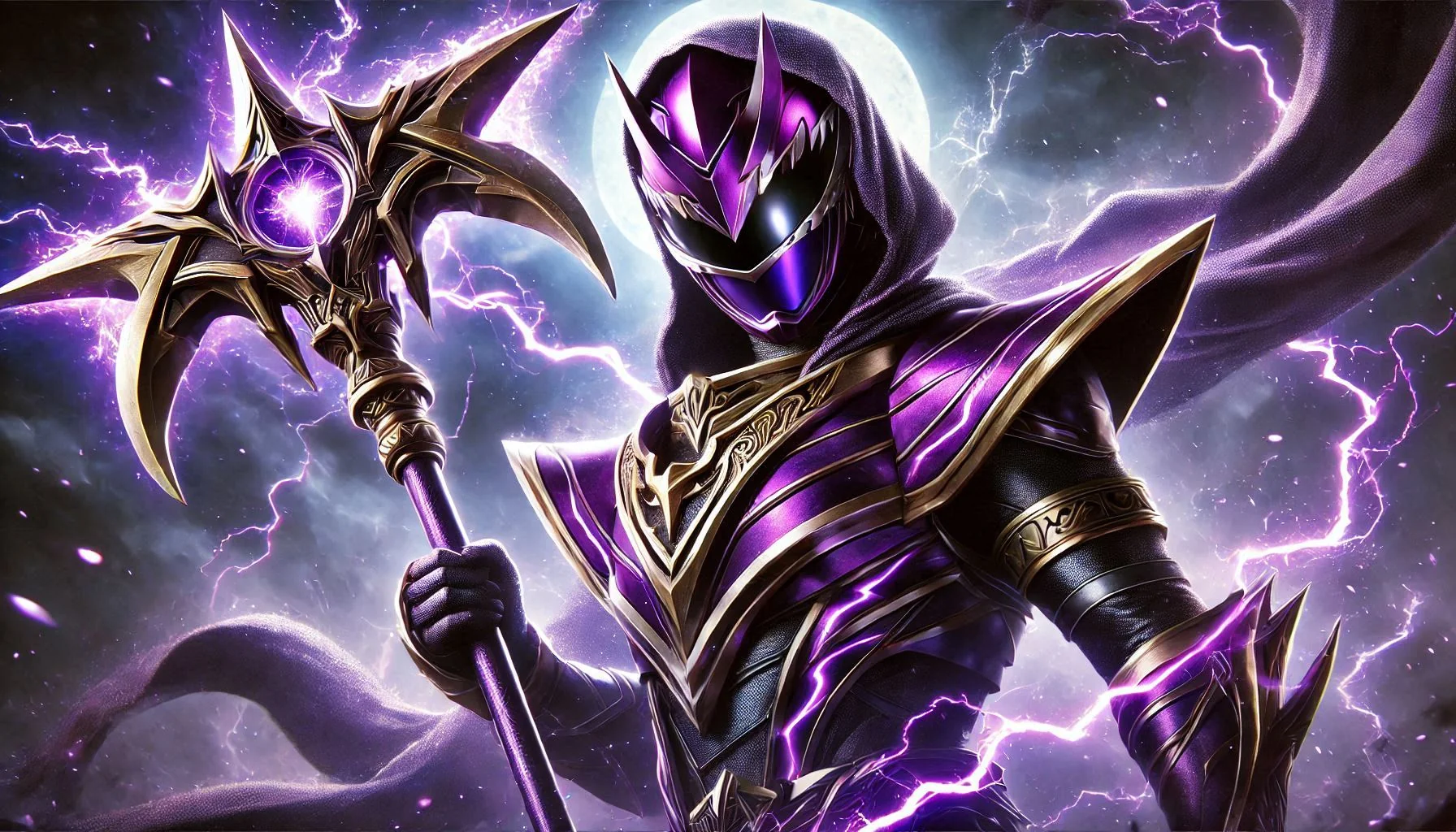PURPLE LIGHTNING POWER RANGER picture 3 of 9