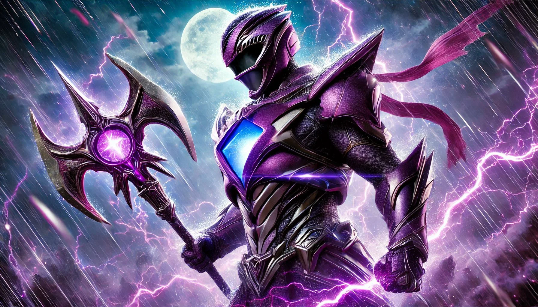 PURPLE LIGHTNING POWER RANGER picture 4 of 9