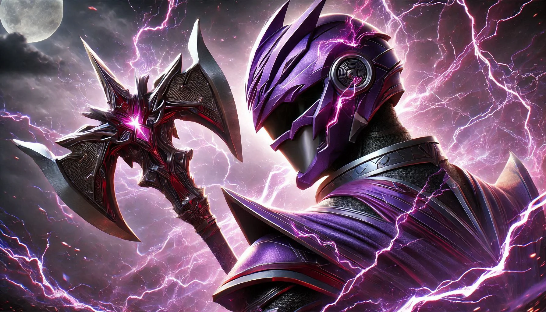 PURPLE LIGHTNING POWER RANGER picture 6 of 9