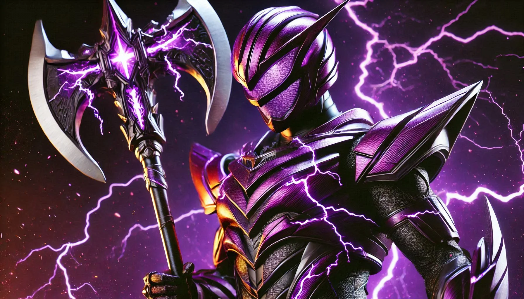 PURPLE LIGHTNING POWER RANGER picture 8 of 9