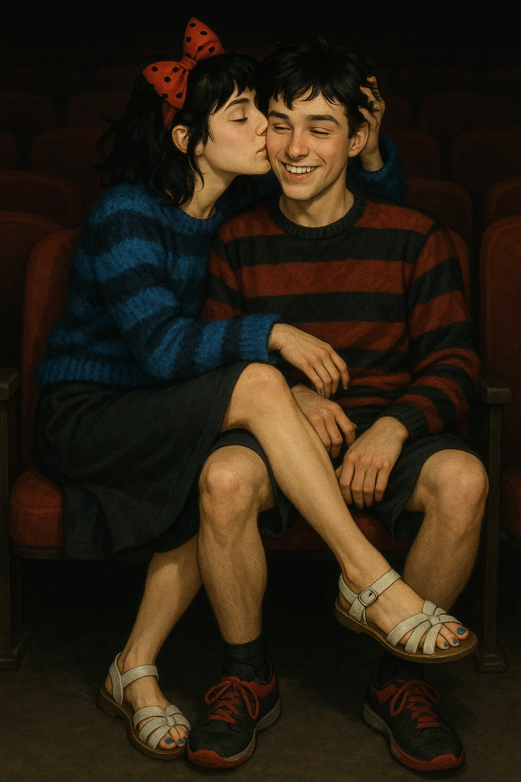 Kids going to the cinema do sometimes be like: picture 1 of 1